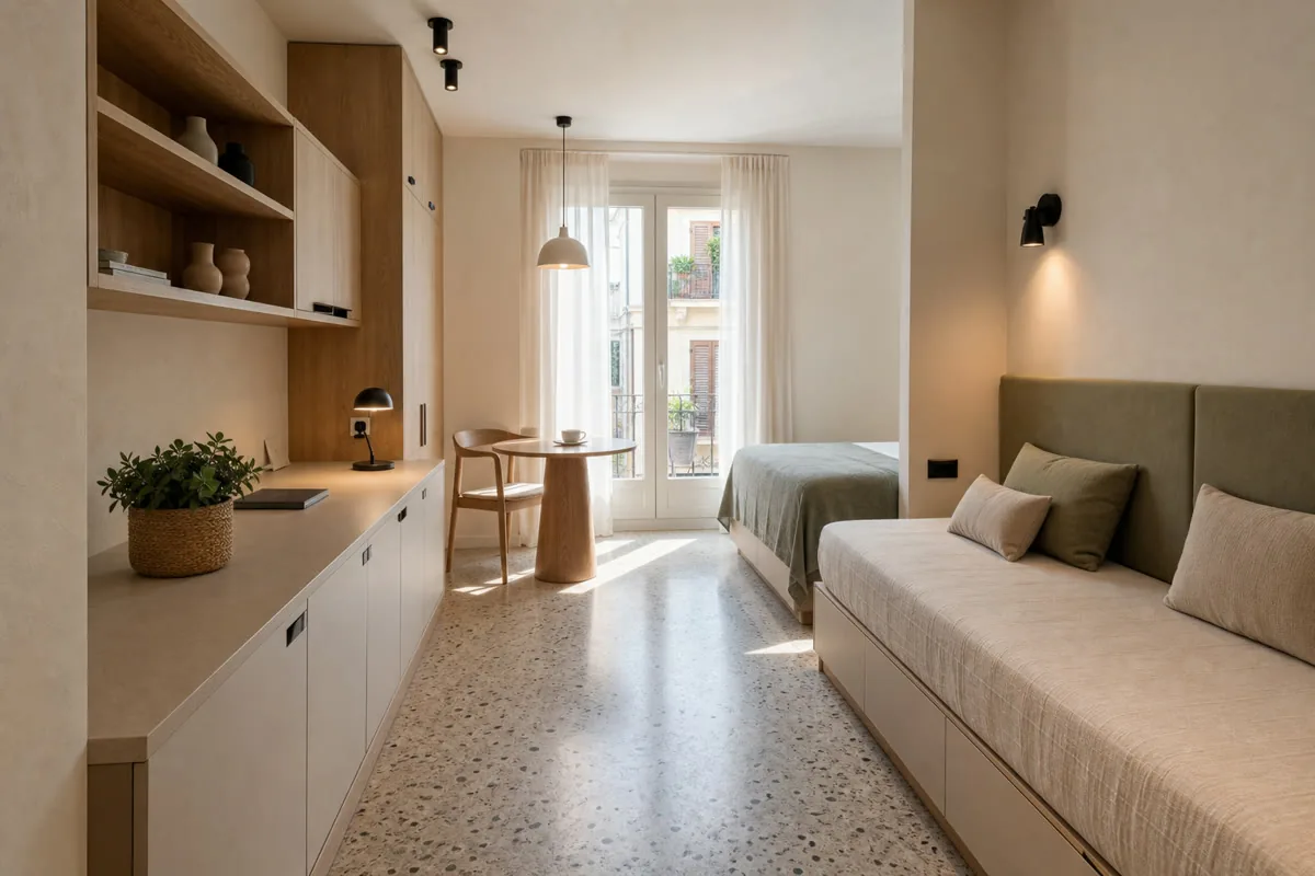 Visualización orientativa de mobiliario a medida para hoteles en Orihuela Costa